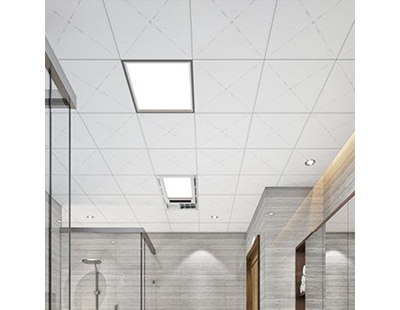 Indoor aluminum veneer ceiling and curtain wall