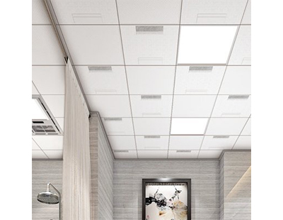 Indoor aluminum veneer ceiling and curtain wall