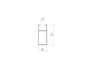 吊件槽方通 30W*70H