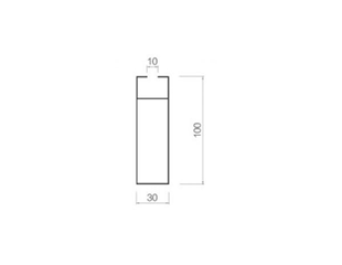 吊件槽方通 30W*100H