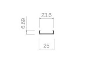 25底方通封头 25W