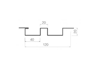 长城板 120W*40H